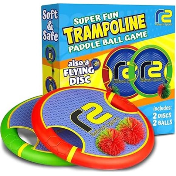 Fun Bouncy Paddle & Stringy Ball Toss & Catch Game - Easy to Use for Kids - Picture 6 of 6